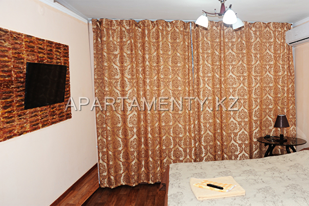 The apartment hotel plan by the day in Almaty