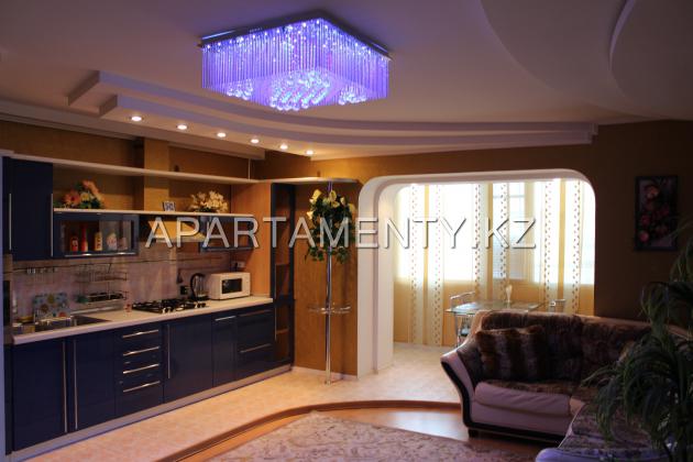 3-room apartment for daily rent in Kostanay
