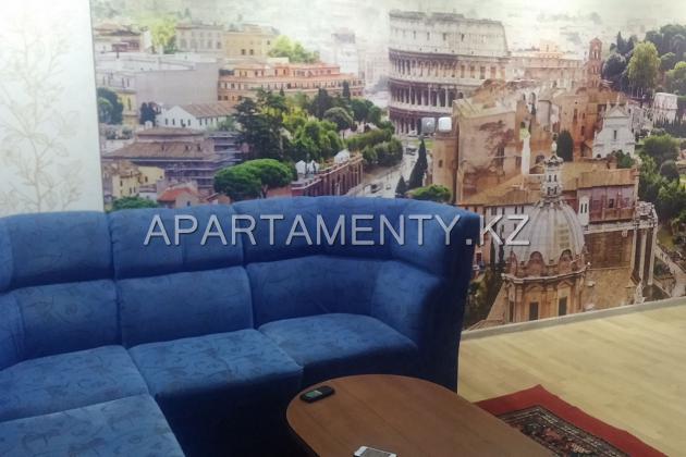 2-room apartment for a day, ul. Bukhar Zhyrau 72