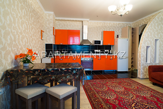 Luxurious two-bedroom apartment near the Dostyk Pl