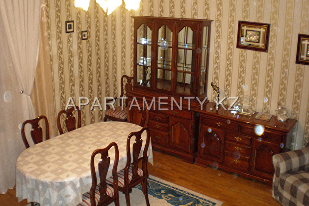 2-room apartment for daily rent, ul.Mambetova 2