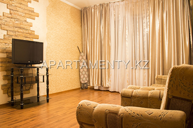 2-roomed apartment by the day, st. Satpaev 62