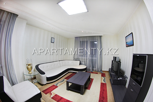 3-roomed apartment by the day in Almaty