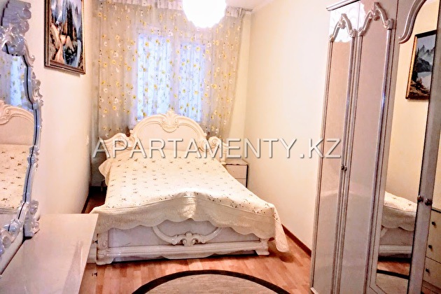 3-roomed apartment by the day in Almaty
