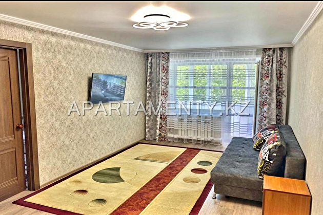 2-roomed apartment by the day, Karaganda