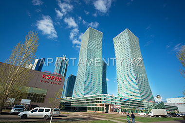 Exhibition center Korme, Nothern Lights apartments, Astana