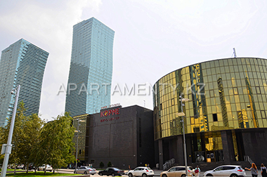 Exhibition center Korme and Nothern Lights apartments, Green water boulevard in Astana