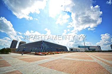 Independence square and National museum in Astana