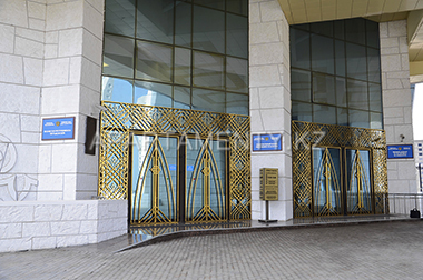 Entrance to the National museum, Astana