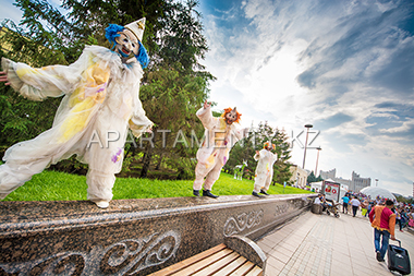 Art-fest in Nurzhol Boulevard, Astana