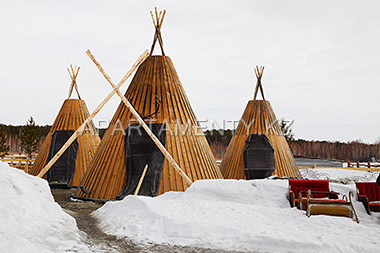 wigwam, place of shamans in borovoe