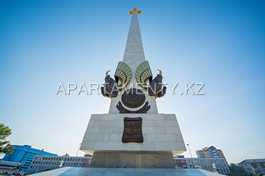 Monument, Karaganda, sights of Karaganda