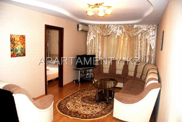 2-room apartment for daily rent in Almaty