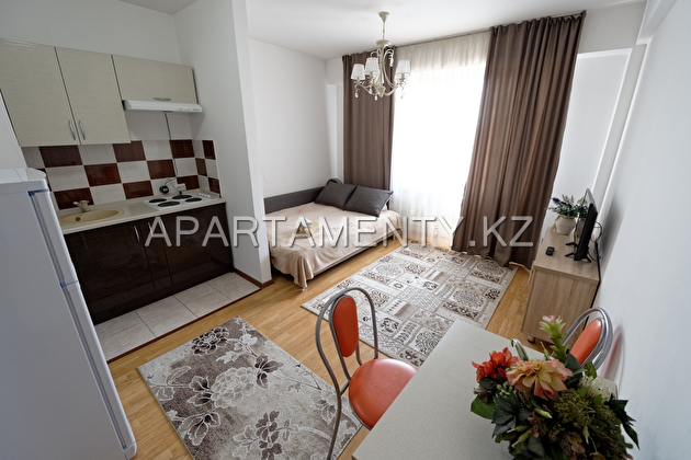 1-room apartment for daily rent, ul. Kazybek bi139