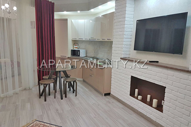 Two-bedroom apartment for daily rent in Almaty