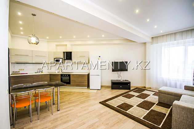 2-room elite apartment by the day, Almaty
