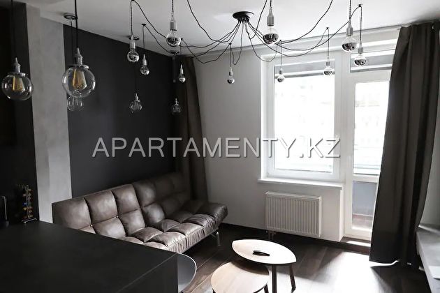 2-room apartment by the day,  Almaty