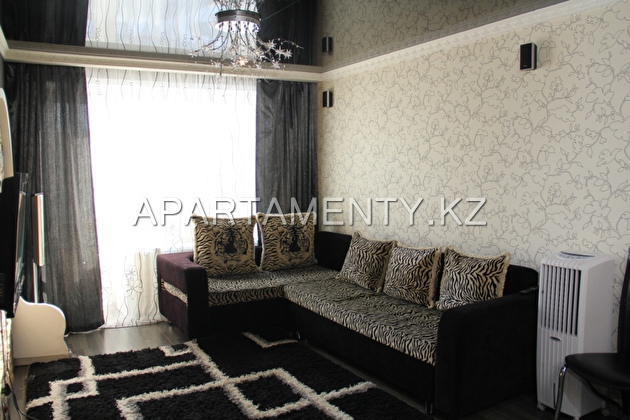 2-roomed apartment by the day in Karaganda