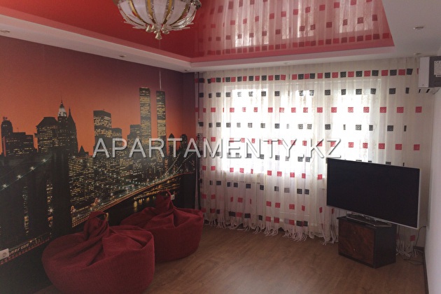 1-room apartment for daily rent in Aktobe