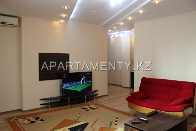 2-room apartment for daily rent in Almaty
