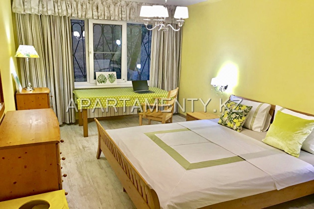 3-room apartment for daily rent in Almaty