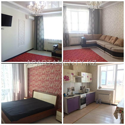 2-room apartment for daily rent in Aktobe