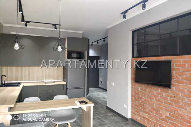 2-room apartments for daily rent in Almaty