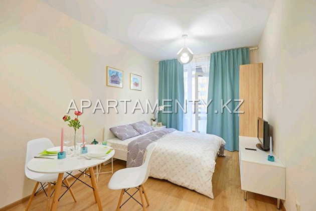 1-room apartment for daily rent in Aktau