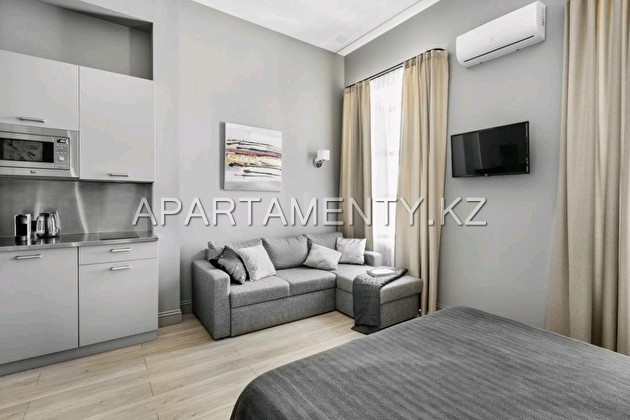 1-room apartment for daily rent in Aktau