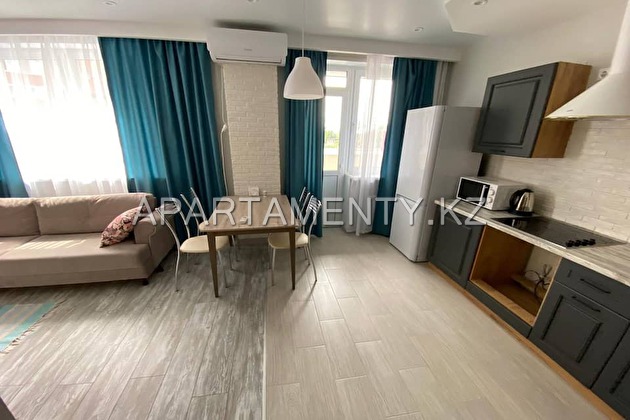 2-room apartment for daily rent in Aktobe