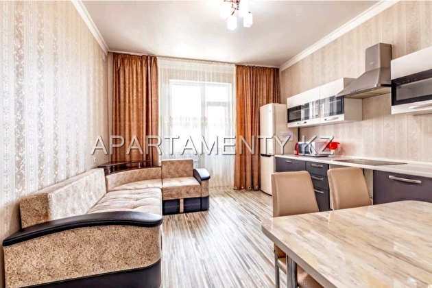 2-room apartment for a day in Aktobe