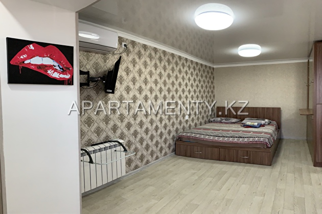 1-room apartment for daily rent in Aktau