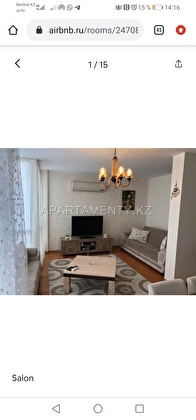 3-bedroom apartment in Aktobe, 12 microdistrict.