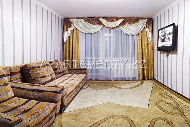 2-room apartment for daily rent in Kostanay