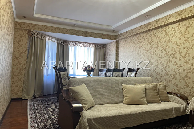 2-room apartment for daily rent in Aktobe