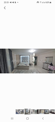 2-room apartment for daily rent in Shymkent