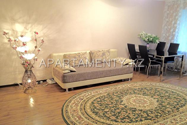 2-room apartment for daily rent in Almaty