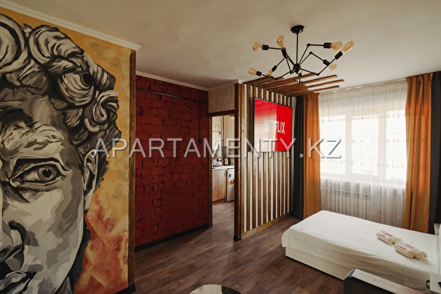 2-room apartment for daily rent, Auezova 168