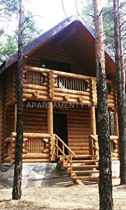 Guest houses from the log house 