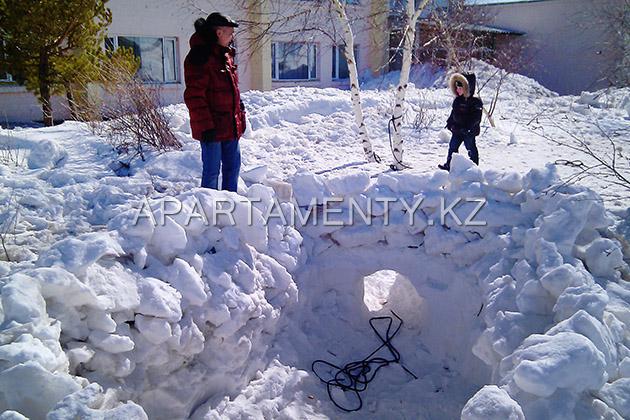 снежная крепость