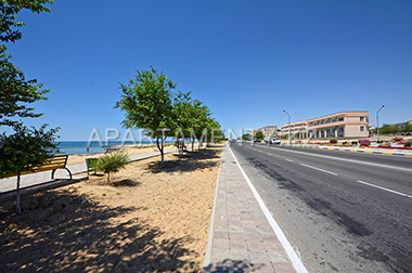 Embankment in Aktau, Caspian sea