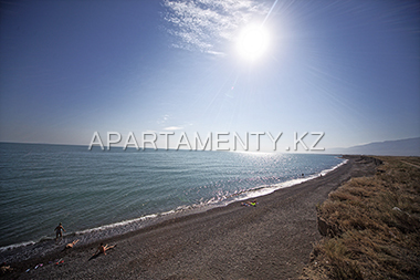 Lake Alakol, beach rest in Kazakhstan