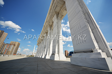 Modern architecture of Astana in Independence Square