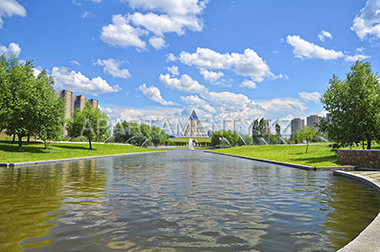 Fountain, Palace of Peace and Reconciliation, Astana