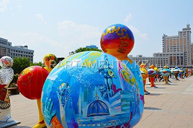 Installation for art-fest in Astana