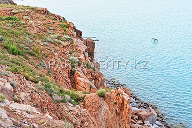 Shore of the lake Balkhash