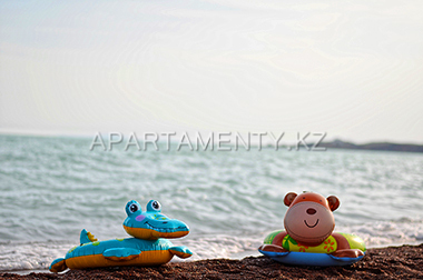 Beach on the lake Balkhash