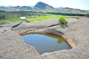 Nature waterpool in Bayanaul, Naizatas mountain