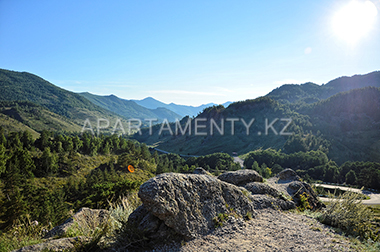 View on Bayanaul National Park, Zhasybay lake