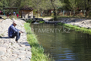 Trout farm in Almaty region, Turgen